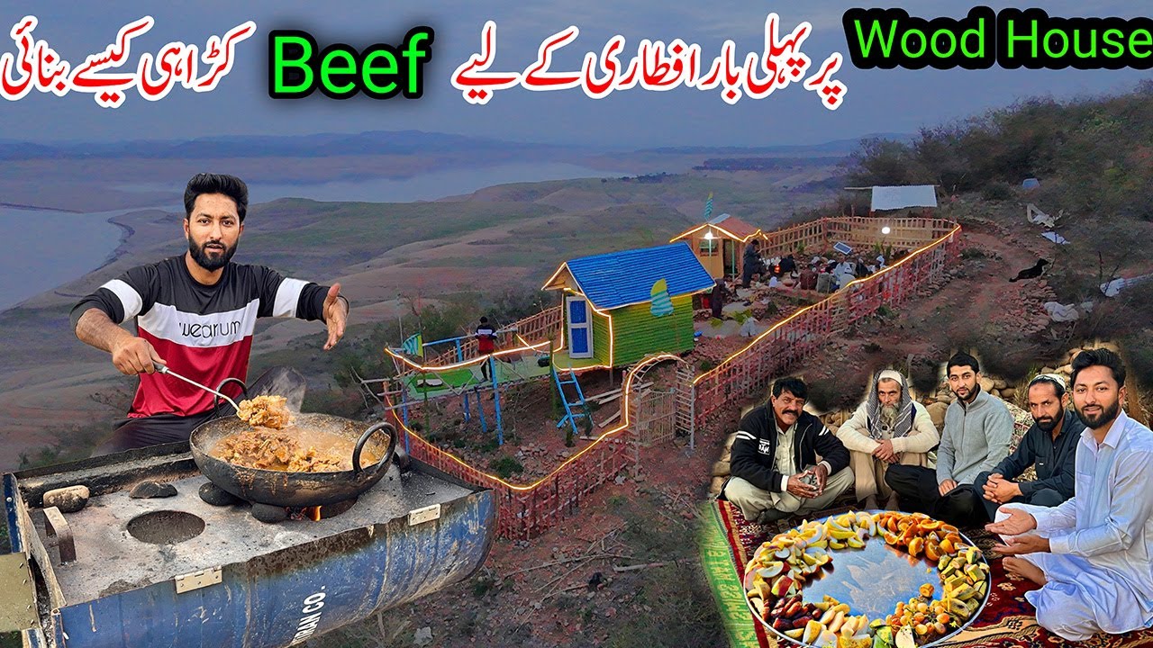 First Time Made Beef Kharai on Wood House For Iftari | Day 9