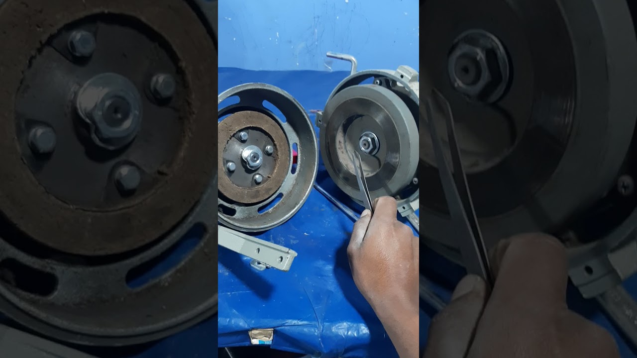 cambio y funcionamiento del disco de arranque de mi motor ,de LA maquina de coser.