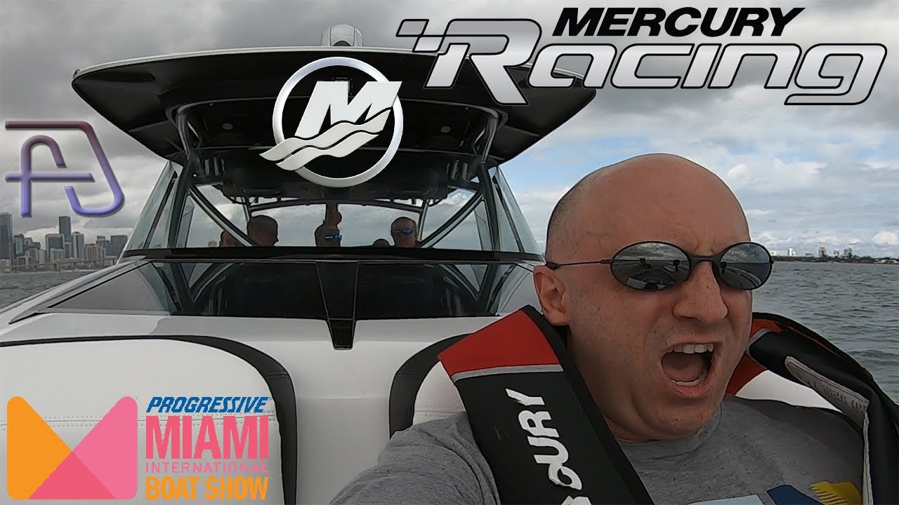 77MPH! MERCURY RACING - Nor-Tech 452 Superfish with 5 Mercury 450Rs - MIBS 2020 high-speed sea trial