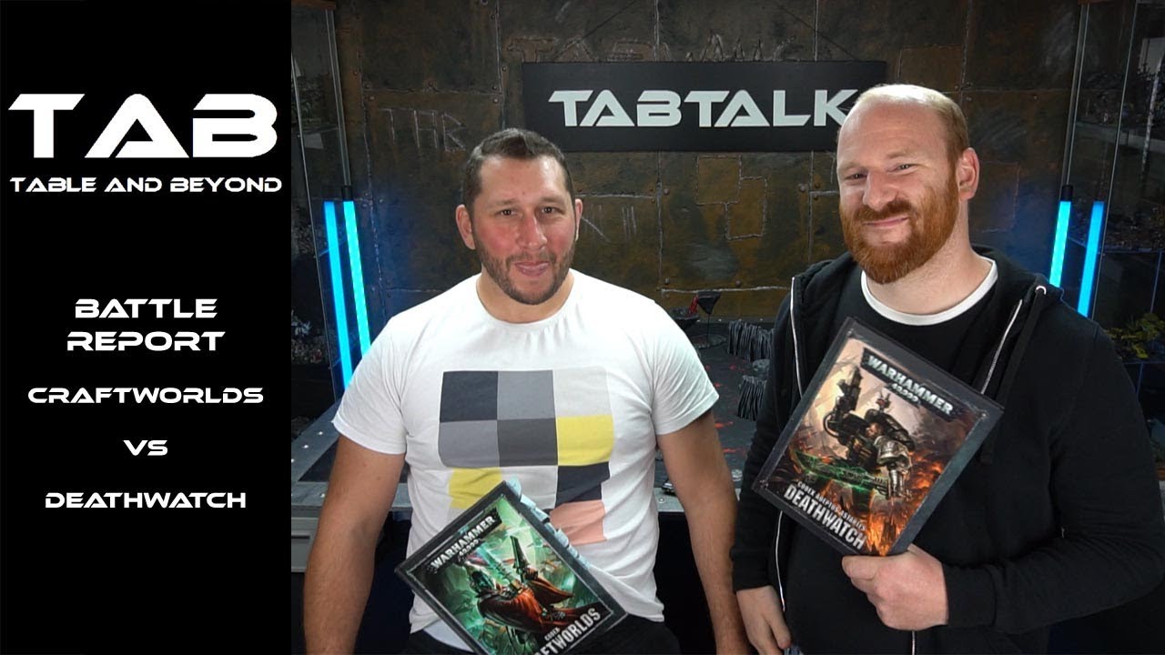ITC Battle Report - Craftworlds vs Deathwatch - Warhammer 40k - 8th Editio - GER - deutsch - Tab