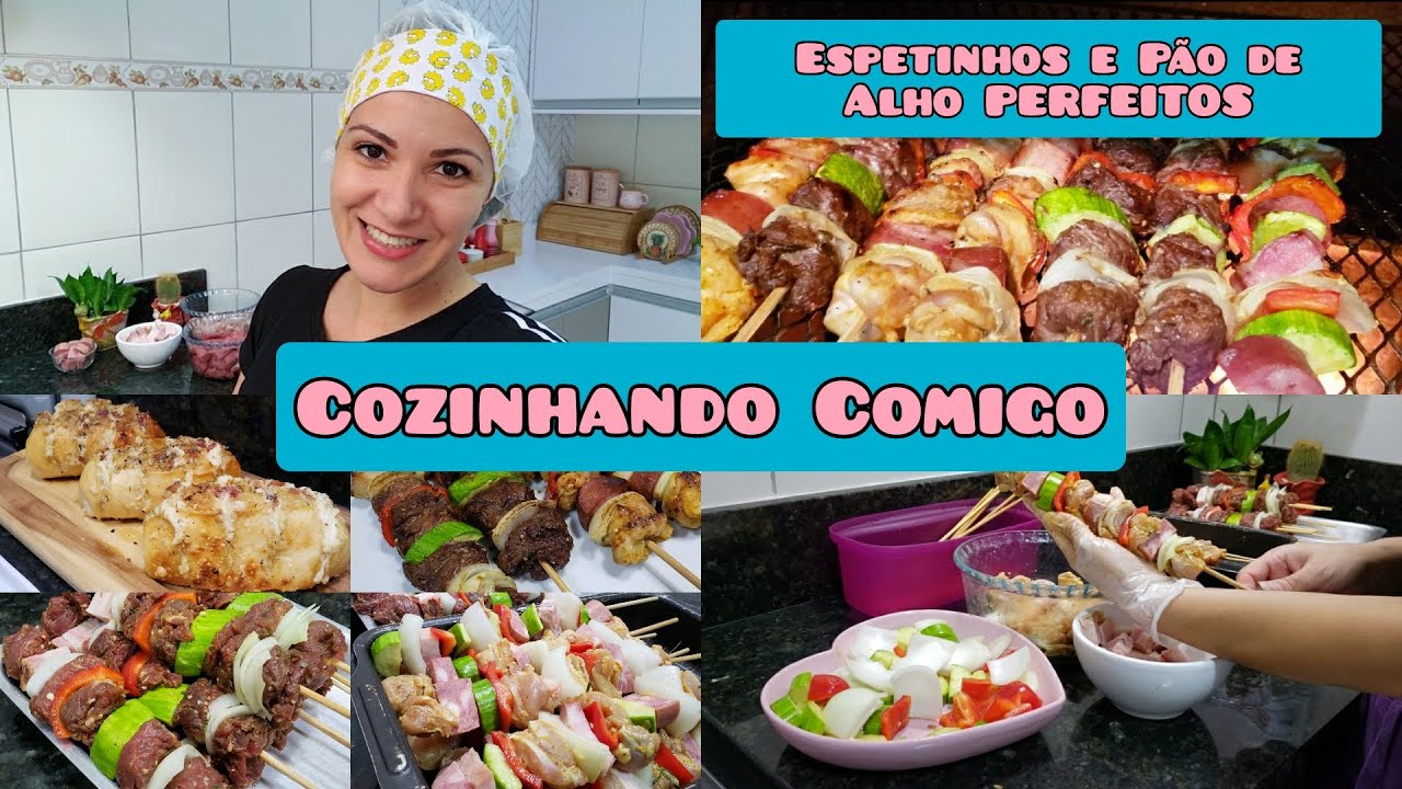 ESPETINHOS PARA O CHURRASCO PERFEITO | PÃO DE ALHO CASEIRO Faça no Forno ou Churrasqueira| FER DINIZ