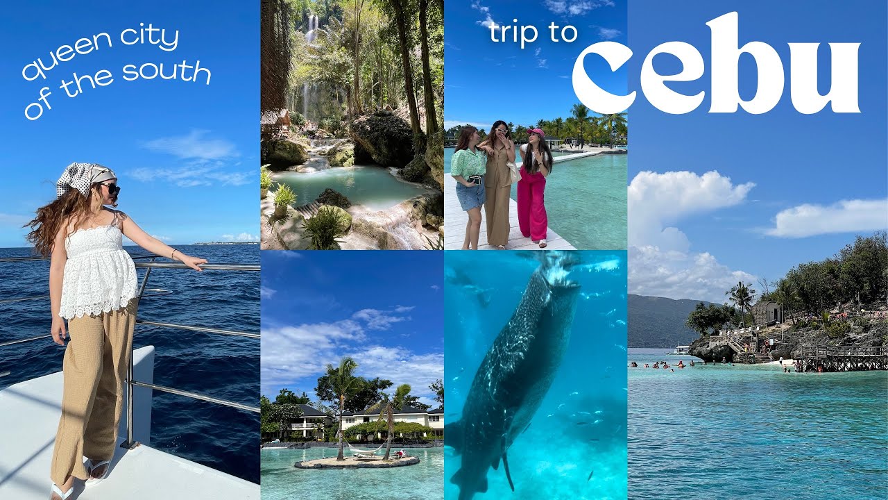 cebu vlog 🏝️ plantation bay resort, yacht party, oslob adventure