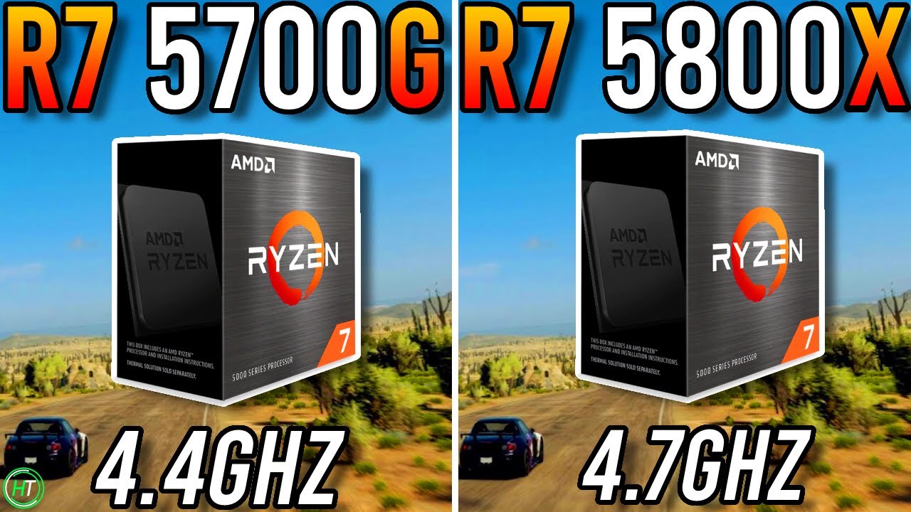 Ryzen 7 5700G vs Ryzen 7 5800X - Tested in 2023