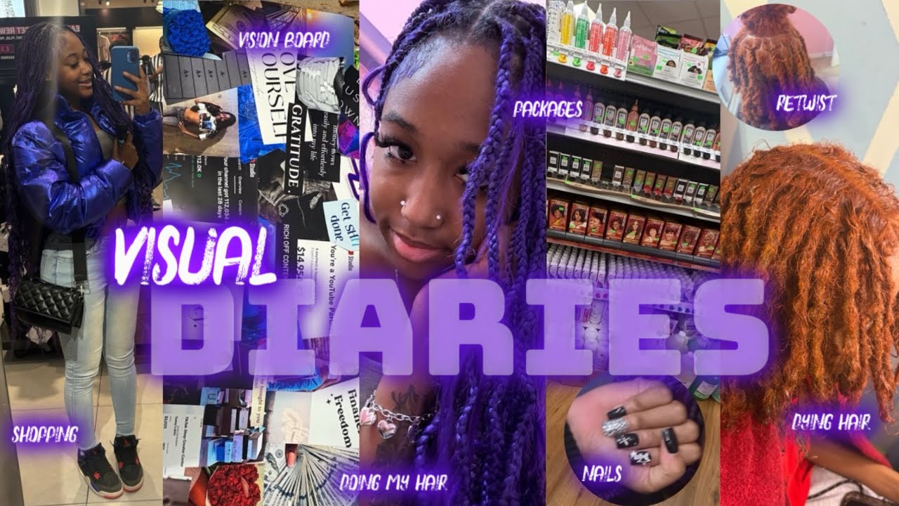 VISUAL DIARIES|| license, new shoes, packages, nails, vision board, procrastination & more!!