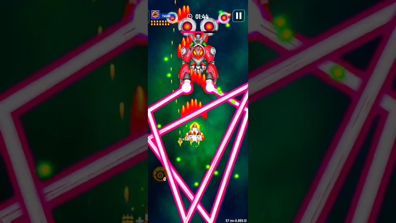 Boss Level 10 Complete 💯 Space Shooter Galaxy Attack - Android Gameplay । Best Android Games 2025