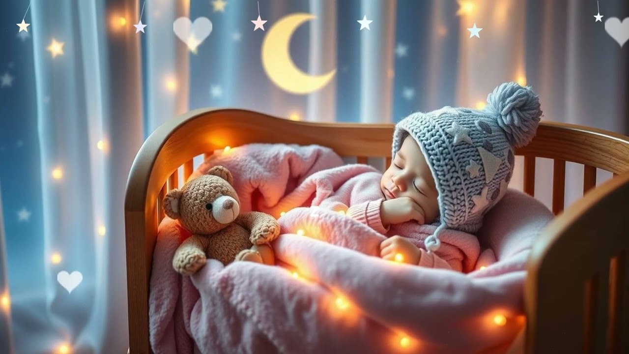 🌧️ Gentle Rain Whisper 🌙 Baby Sleep Music All Night 💖