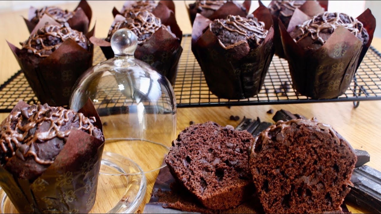 Muffins tout chocolat