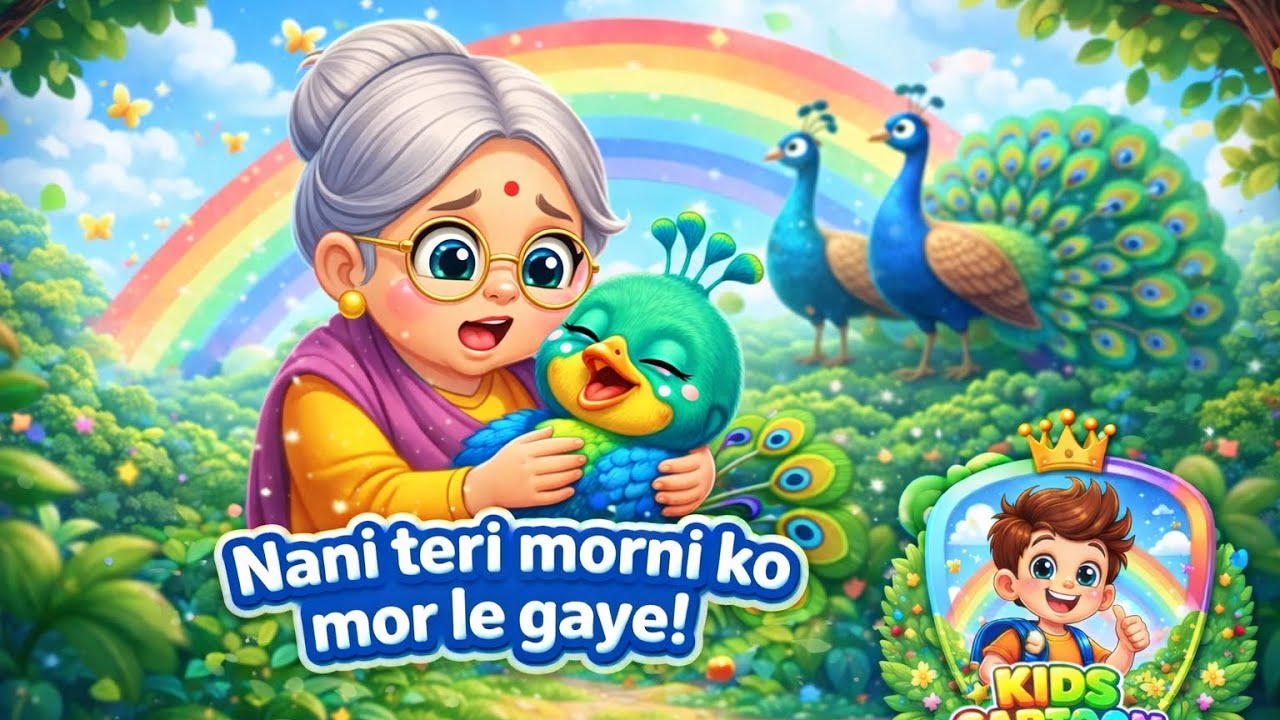 Nani teri morni ko mor le gaye baki jo bacha tha #trending  #kids #cartoon#viral#chuchutv#shorts 