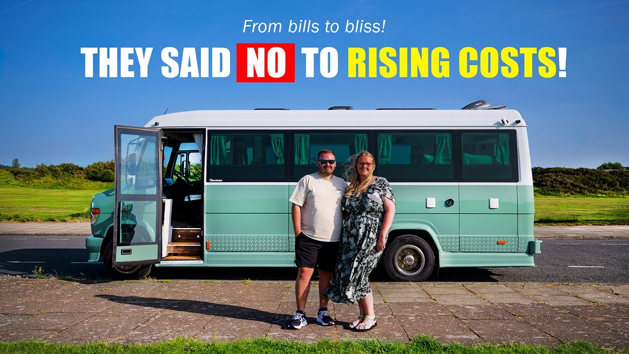 Full Time Living In DREAMY 'Apartment on Wheels' | Epic Mercedes Bus Conversion!