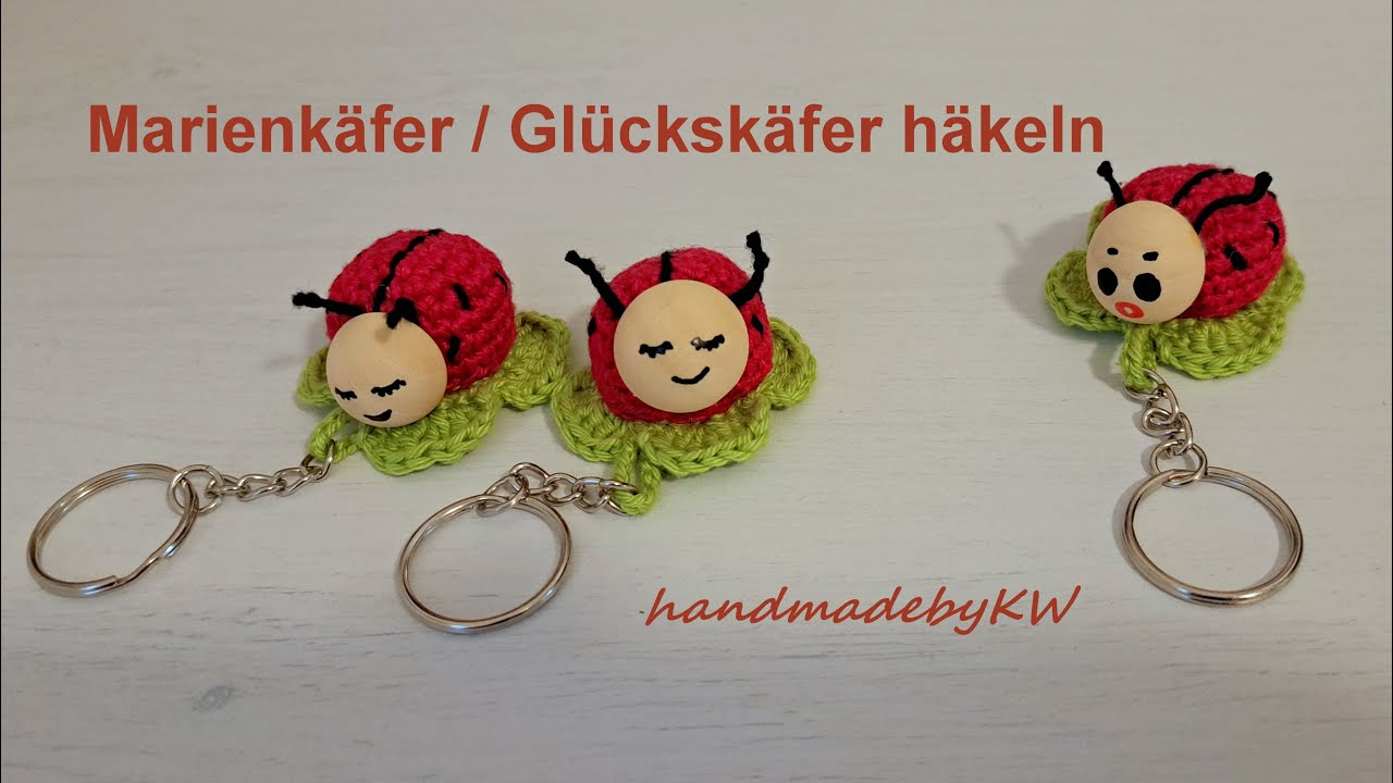 Glückskäfer häkeln - Marienkäfer 🐞