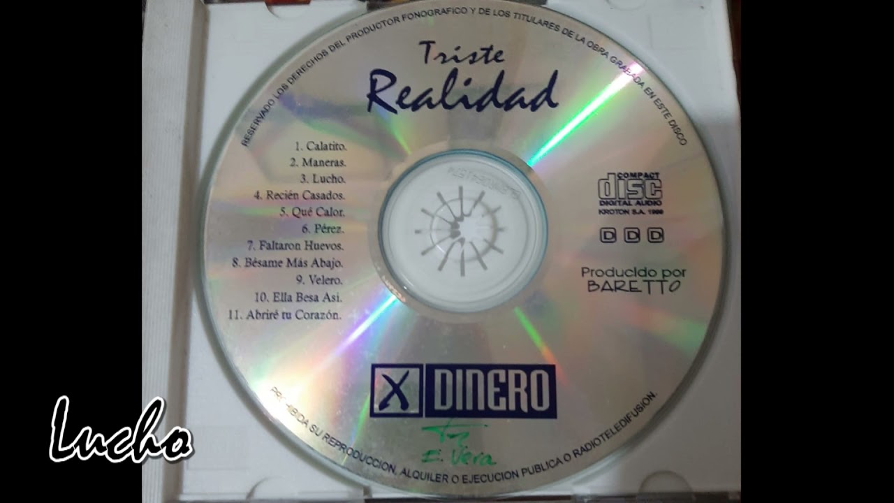 XDINERO - Disco TRISTE REALIDAD 1997