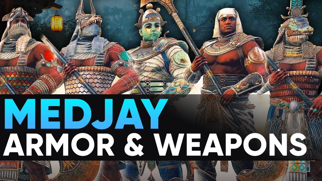 MEDJAY: All Armor And Weapons Showcase / For Honor NEW HERO Art and Gear / Y6S2