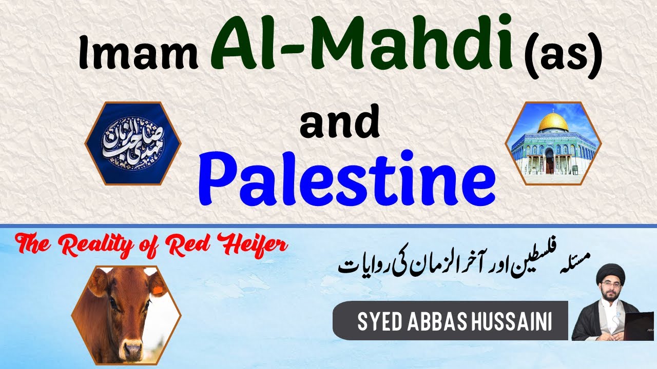 Imam Mahdi (as) and Palestine | Red Heifer | Armageddon | SYED ABBAS HUSSAINI | Urdu