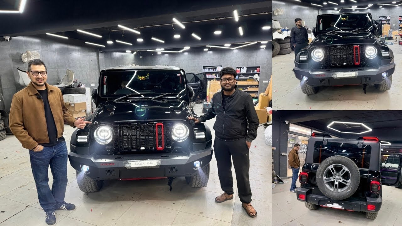 Mahindra Thar 3 Door Modification Options | Thar 3 Door Modfication | Thar Base To Top | Bharat Car