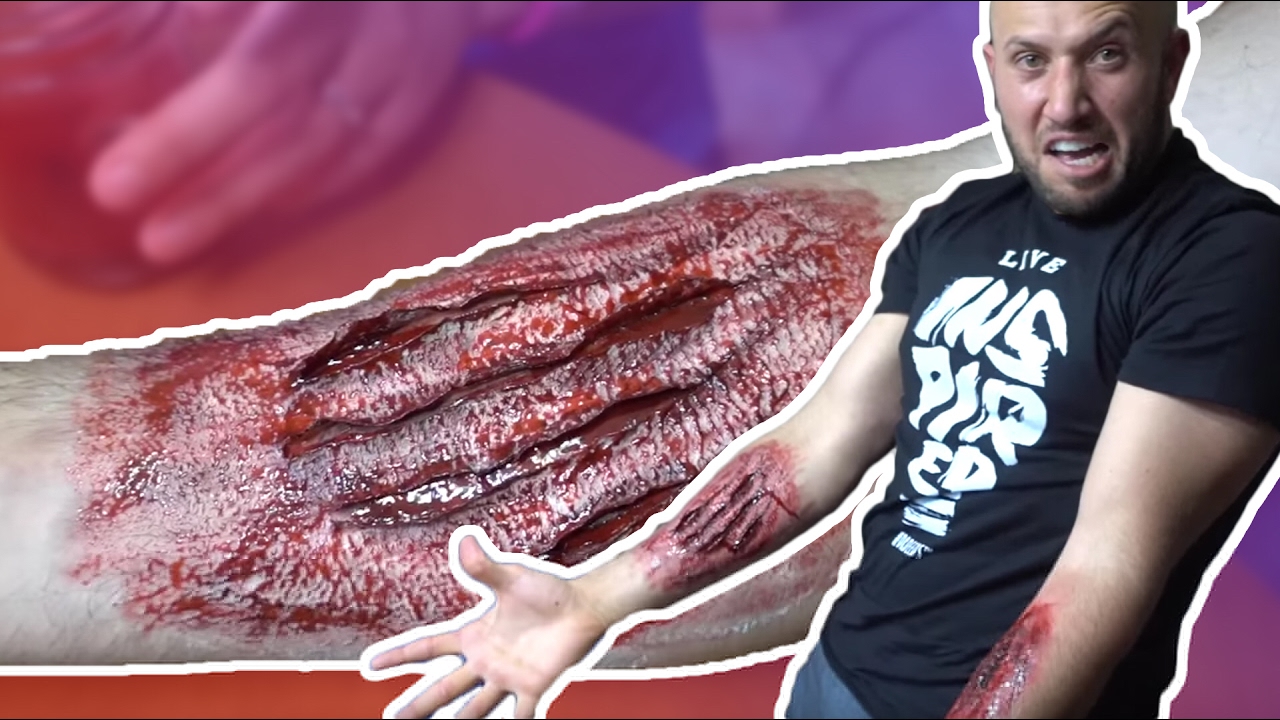 ZOMBIE SPECIAL EFFECTS MAKEUP FOR HALLOWEEN - HOW TO PRANKS DIY SFX