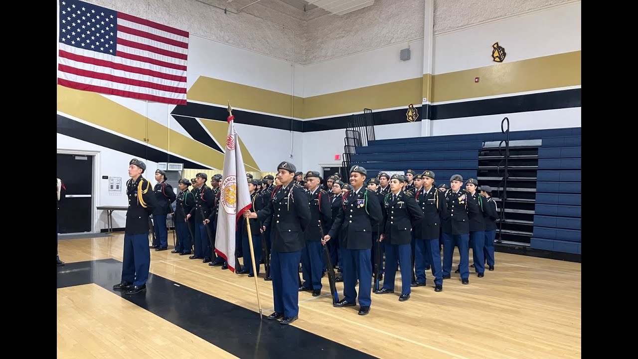 Weston Ranch JROTC Cougar Battalion at Lathrop JROTC Drill and Color Guard Competition Nov. 4, 2023
