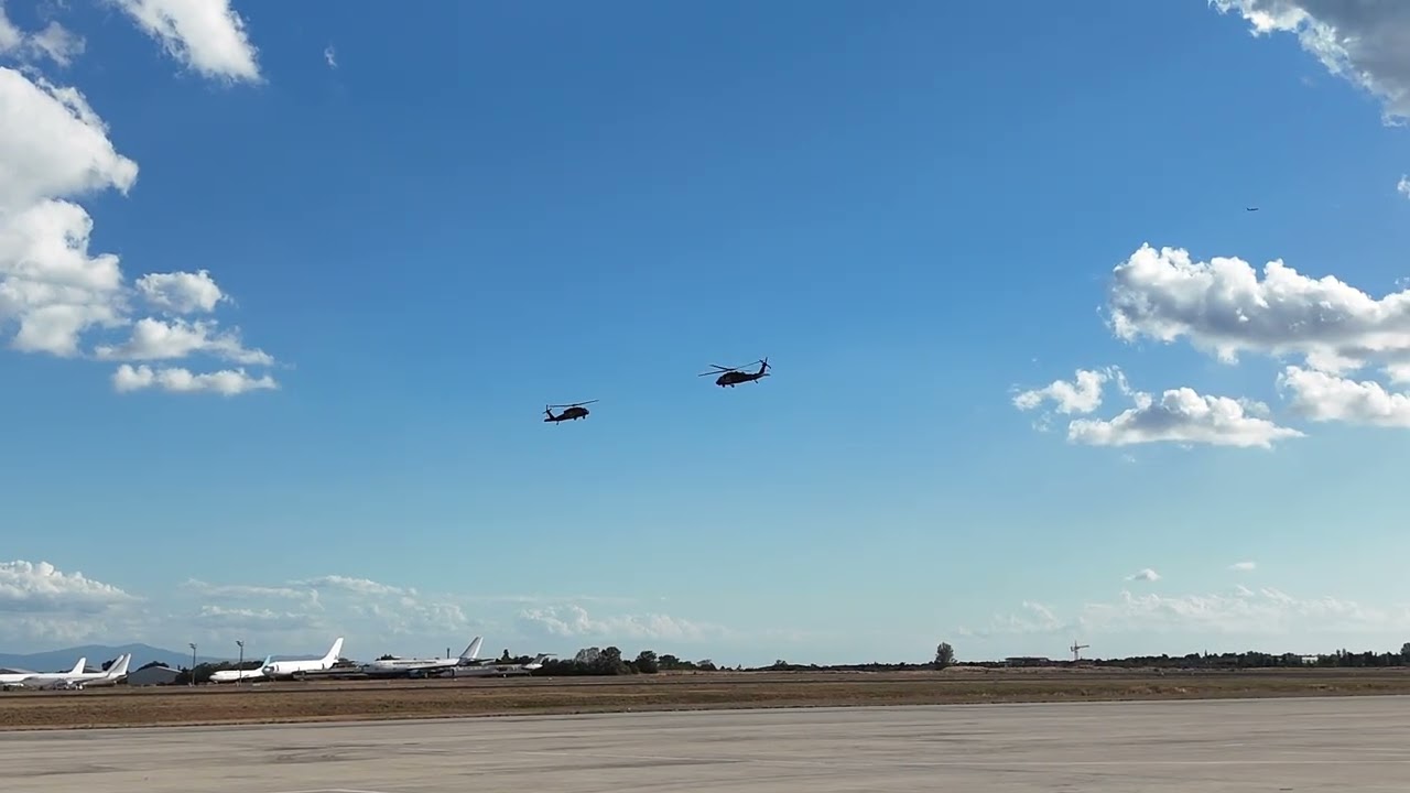 Teknofest İstanbul 2025 Helikopter Gösterisi. Dji Flip Drone 4K