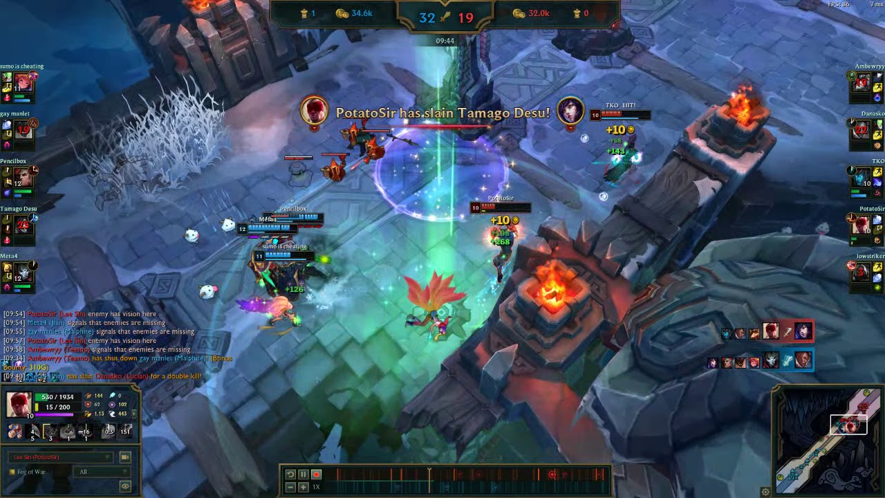 KNOCKOUT LEE SIN SKIN GIVES YOU INSANE HAPPY FEET??!??!
