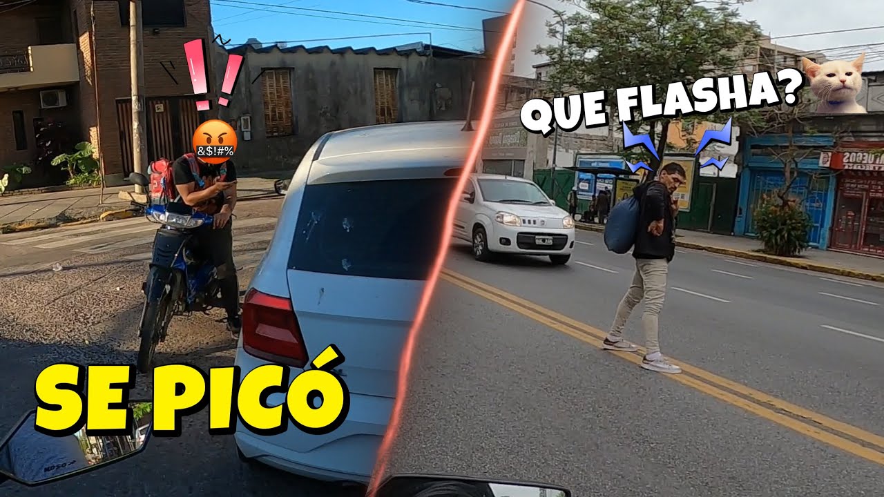 DURO COMO RULO DE ESTATUA😬 / se PICÓ 🙆‍♂️ AUTO VS MOTO /  Observaciones Diarias 203