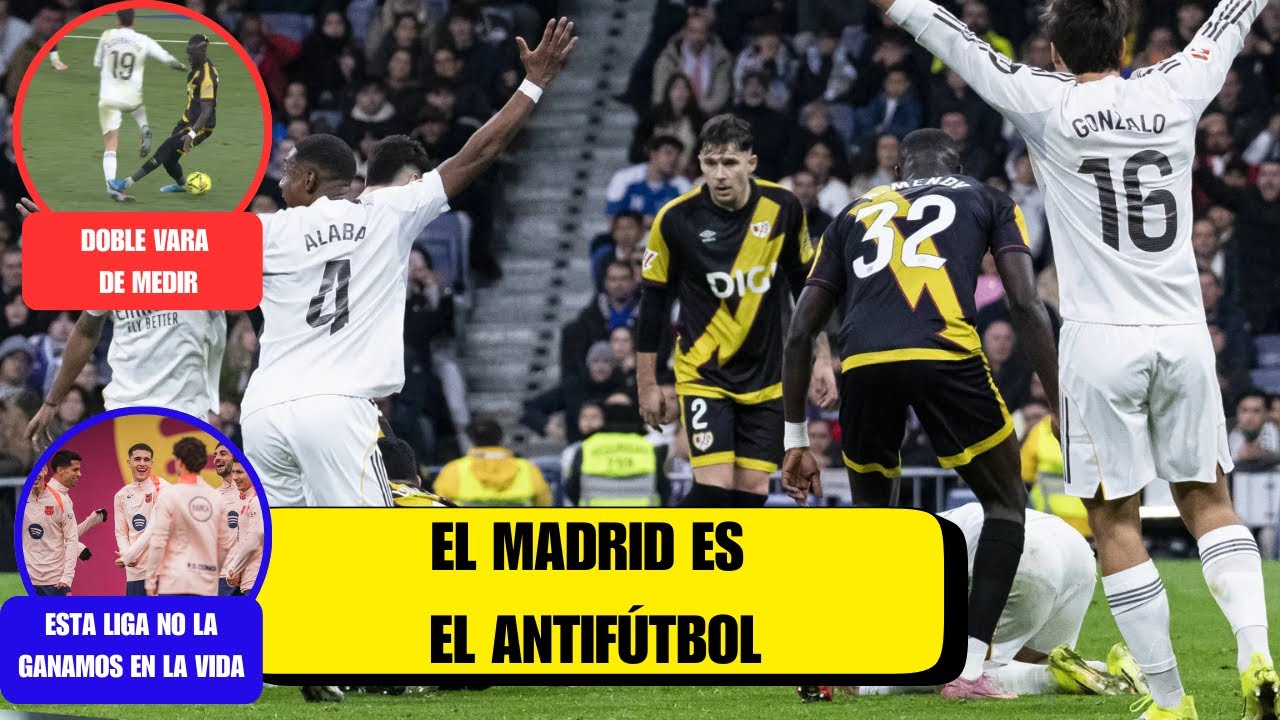 EL ÁRBITRO ECHANDO UNA MANO OTRA VEZ AL MADRID