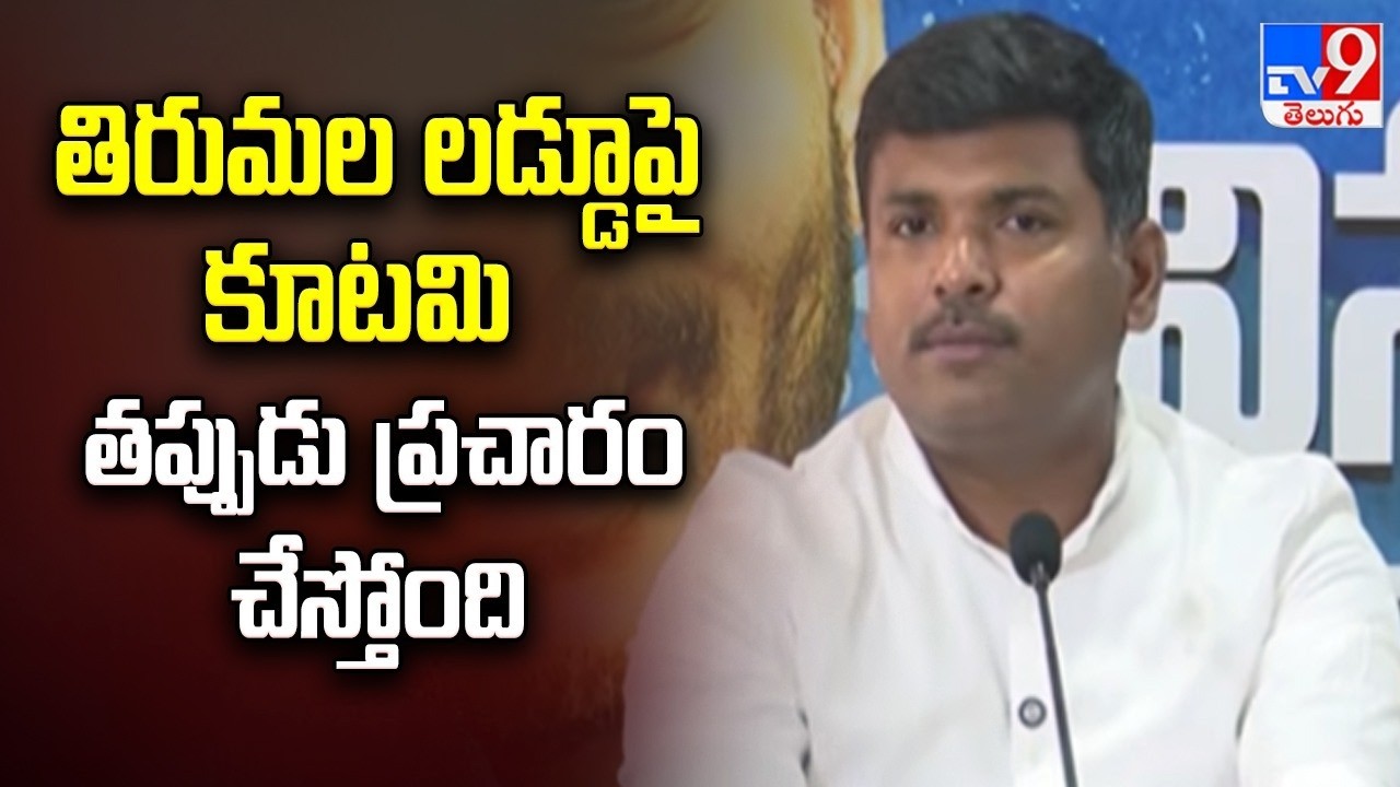 తిరుమల లడ్డూపై కూటమి తప్పుడు ప్రచారం చేస్తోంది : Gudivada Amarnath - TV9