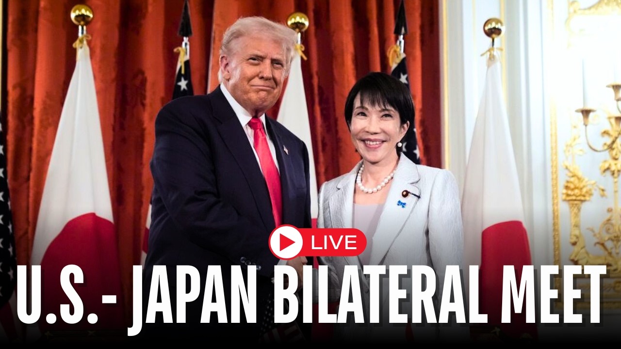 LIVE: Trump Meets Japan's PM Sanae Takaichi Amidst Iran War | US Japan Bilateral Meeting