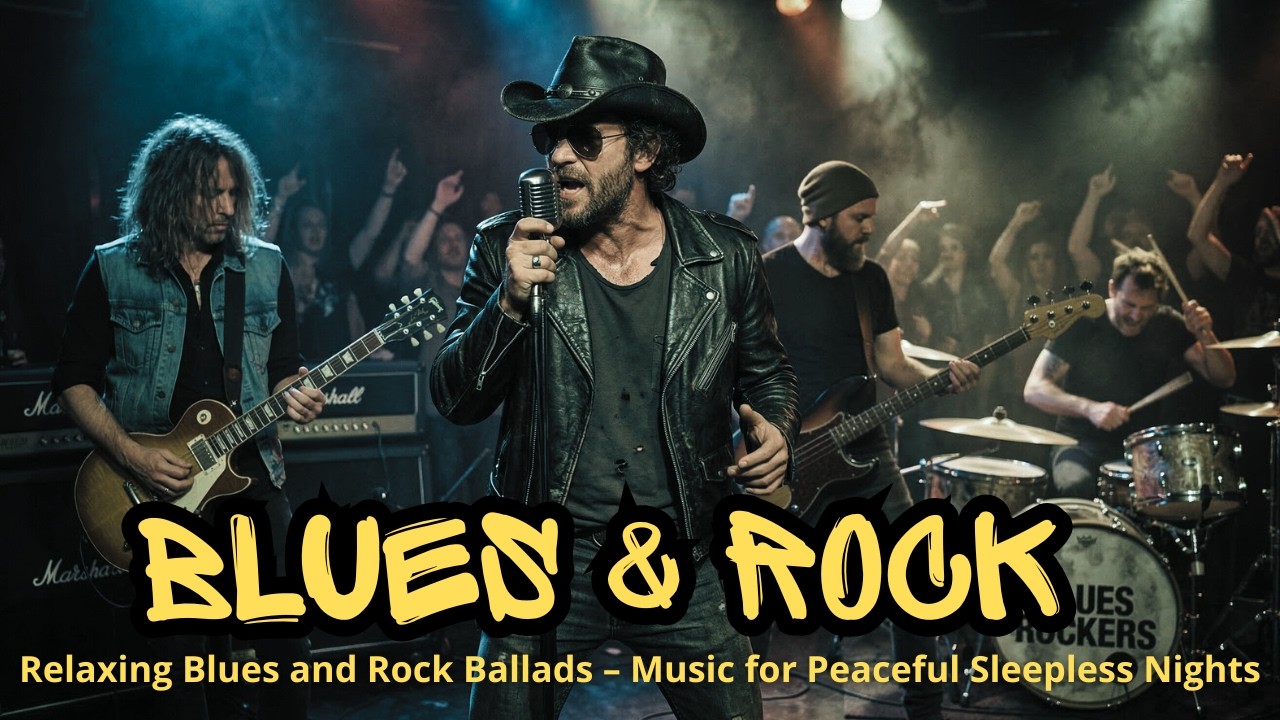 Relaxing Blues and Rock Ballads – Music for Peaceful Sleepless Nights