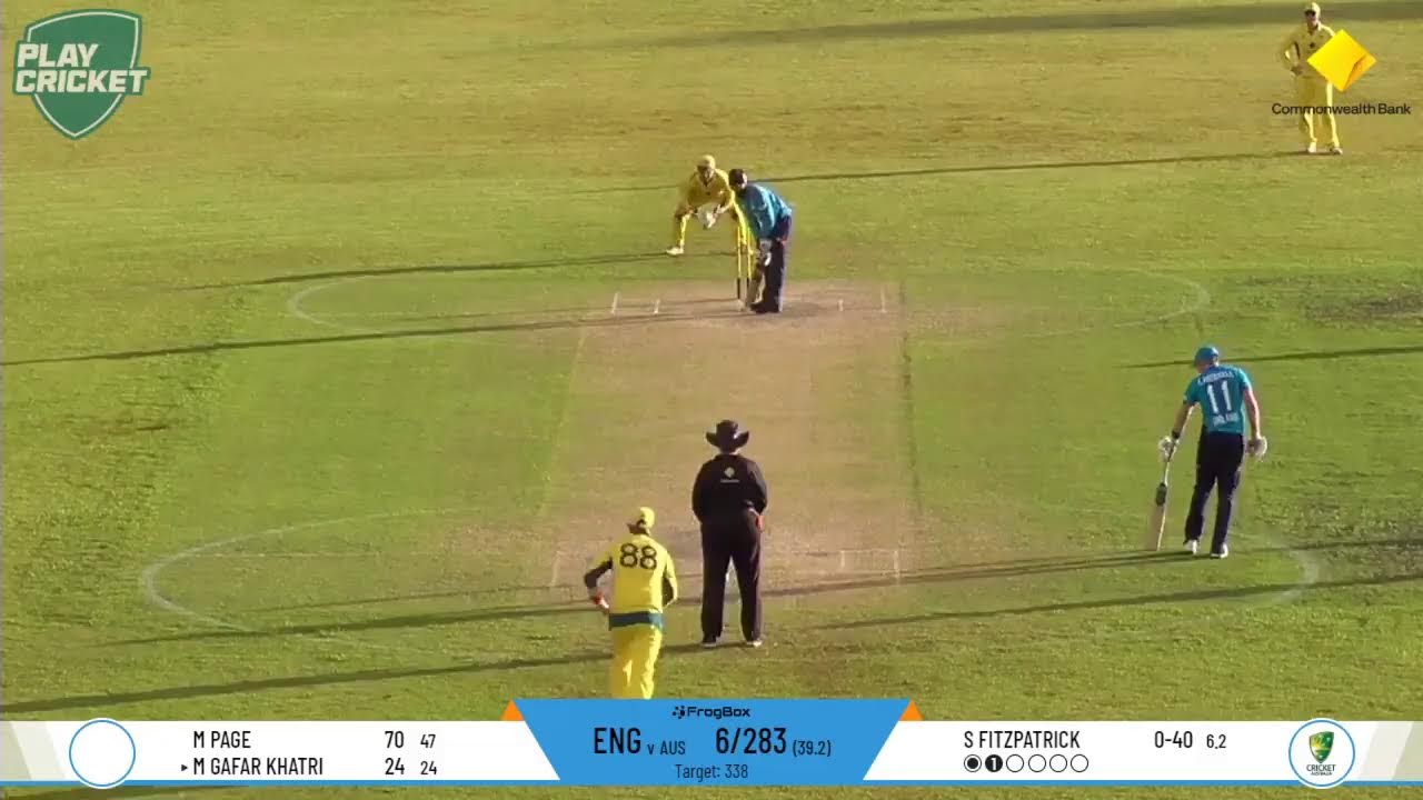 Blind Ashes First ODI: Australia v England (Tambourine Mountain)