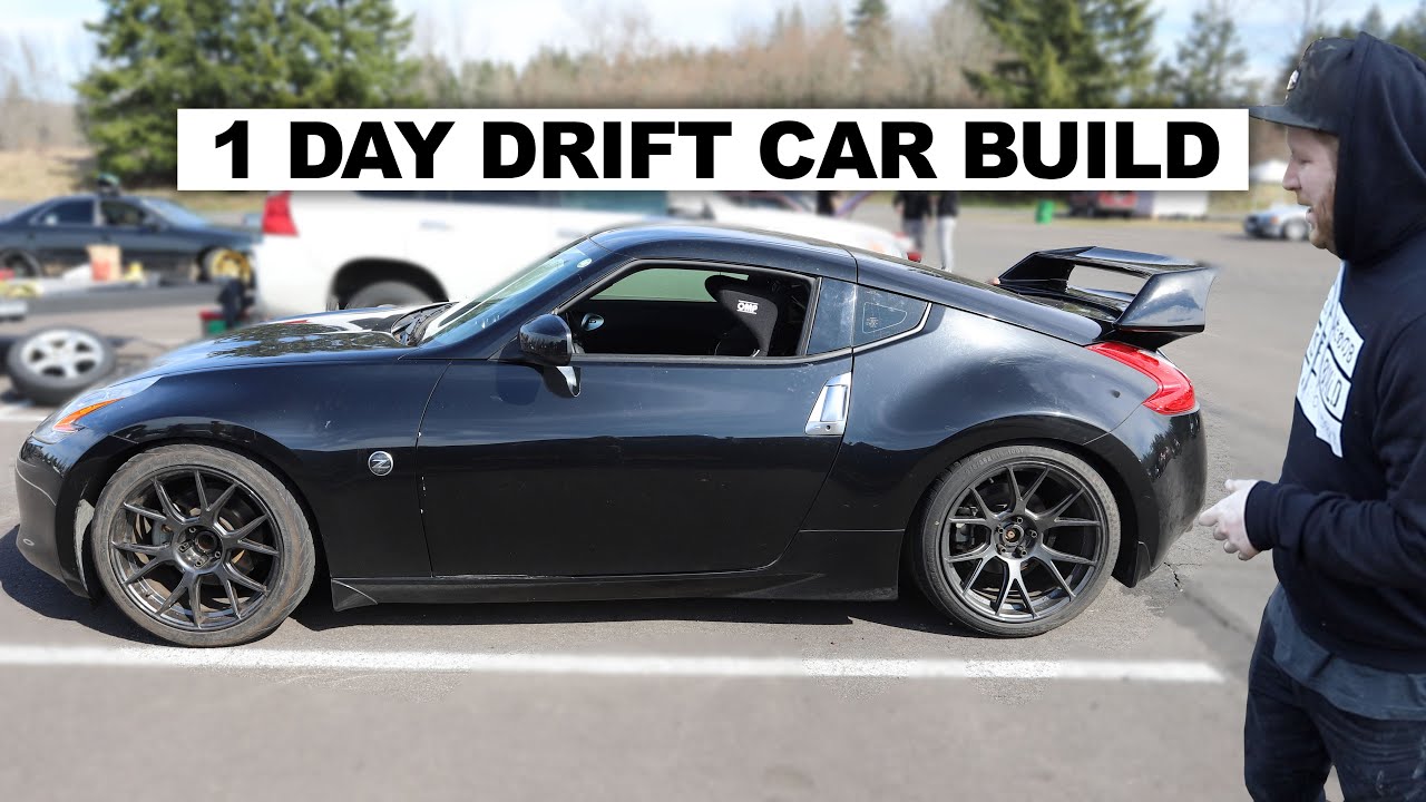Мы построили наш дрифт-кар Nissan 370Z за один день! А на следующий день уже катались на нём!