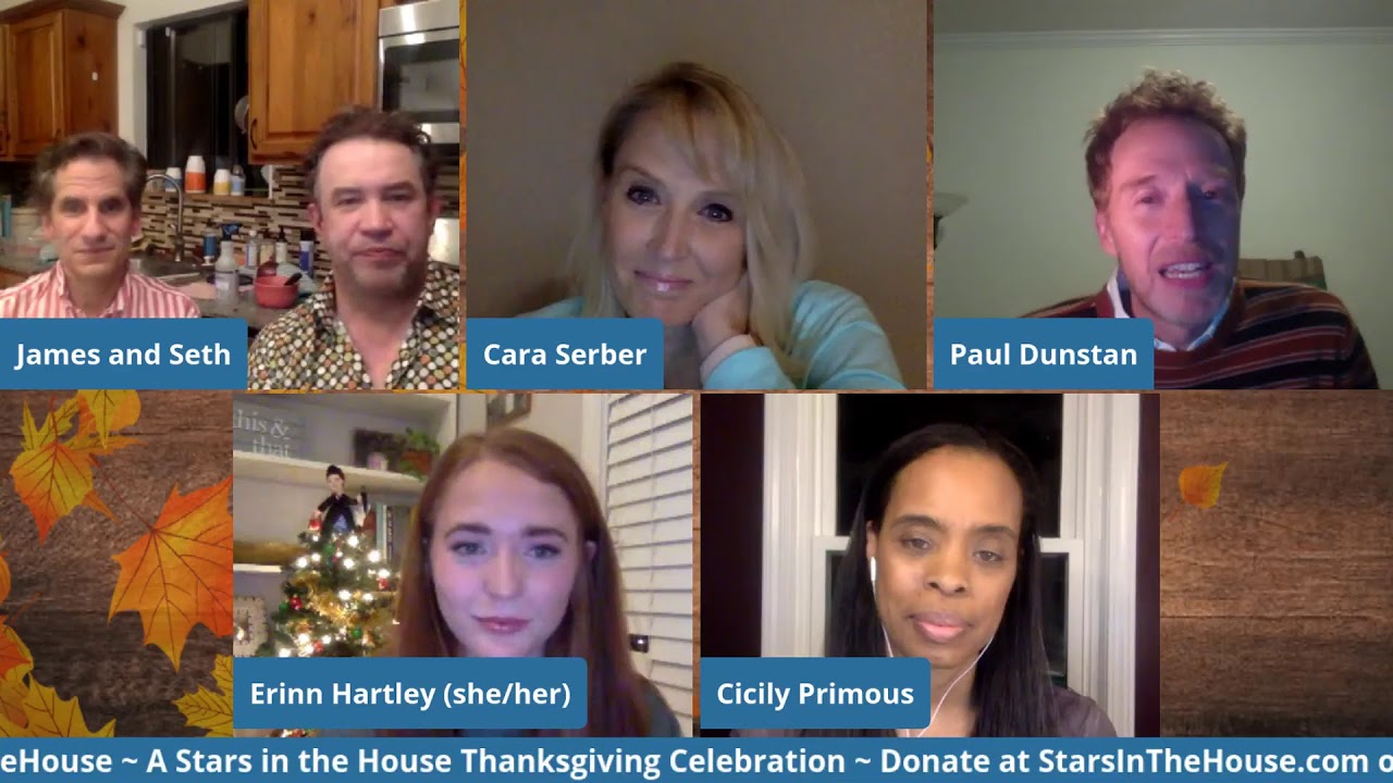 A Stars in the House Thanksgiving Celebration|Stars in the House, Thursday, 11/26 at 8 PM EST