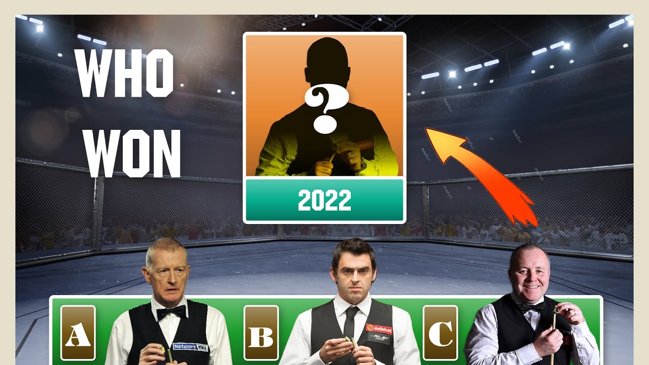 Guess The Snooker Player Won World Snooker Champions By Year I Quiz Snooker 2022