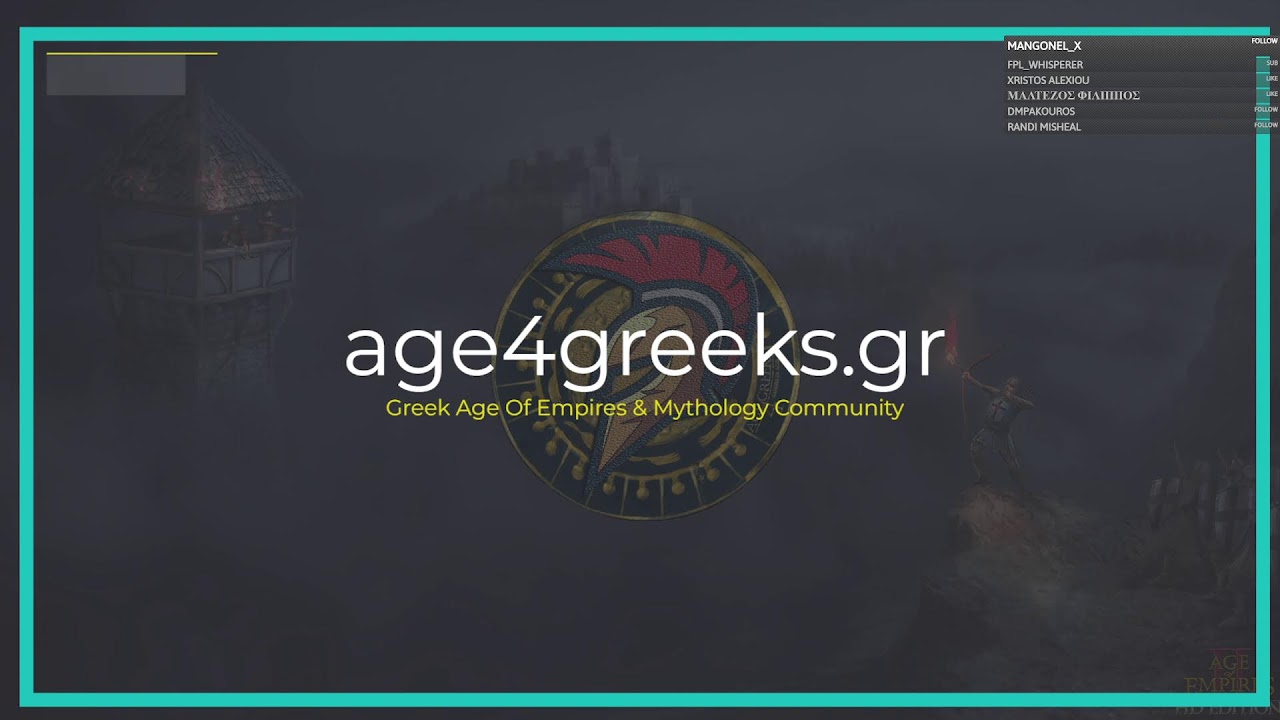 [GR] Age2DE | Streammygame