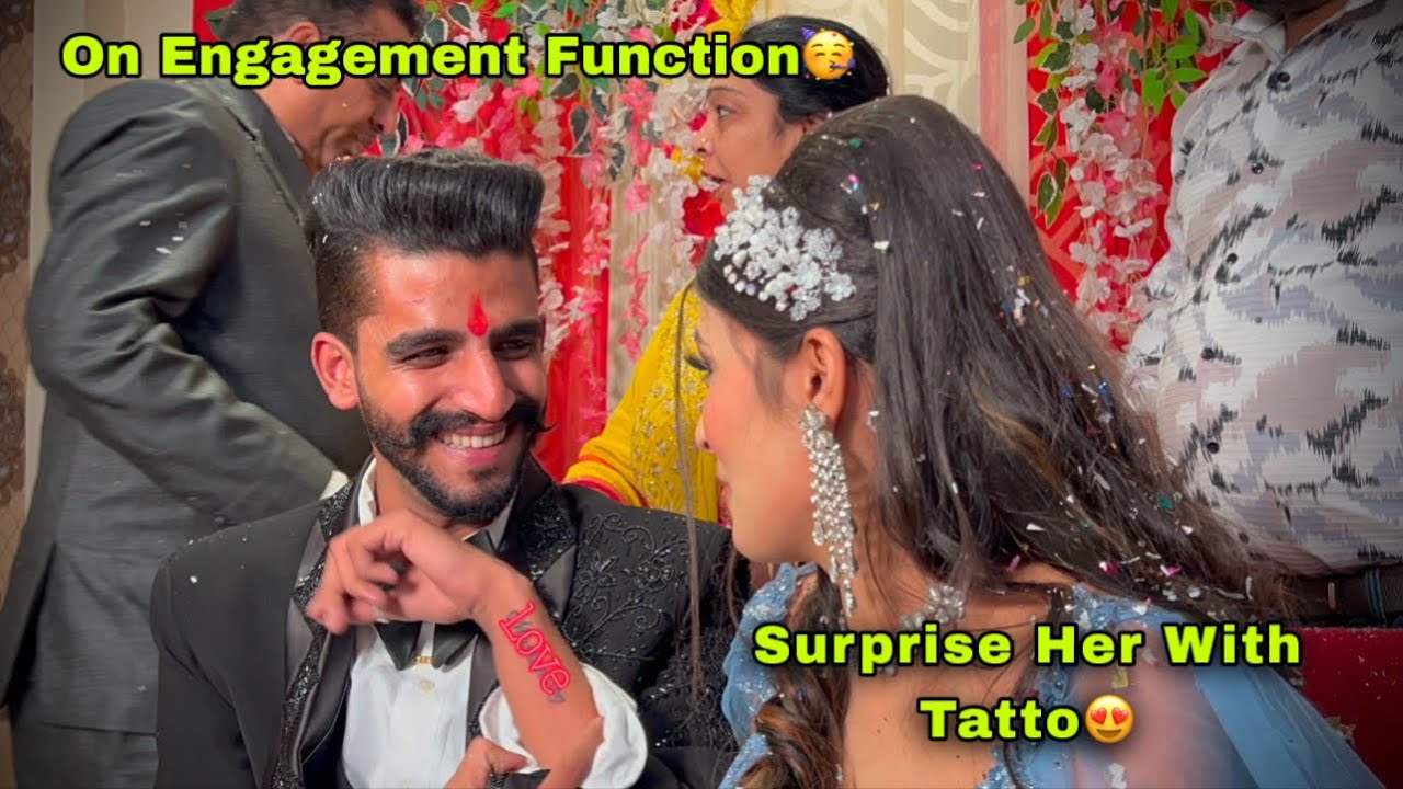 Surprise Her with Tatto😍 Engagement Surprise Vlog❤️ Vip56
