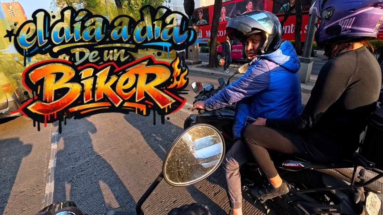 VEN CONMIGO! ACOMPAÑAME EN MI DIA A DIA COMO MOTOCICLISTA EN CDMX
