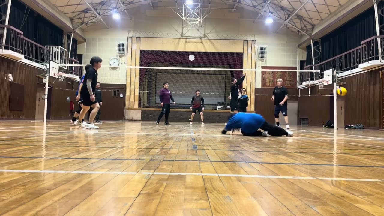 2026.2.15  あきる野混合バレー2セット目