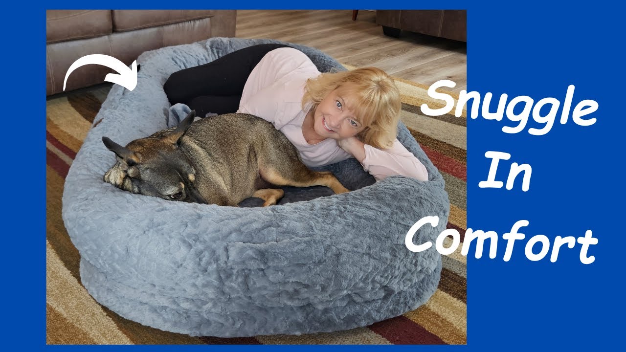 This Human Dog Bed Might Be the Coziest Thing Ever