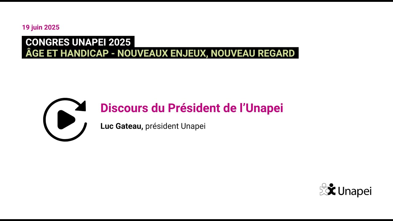 [Congrès 2025] Discours de Luc Gateau
