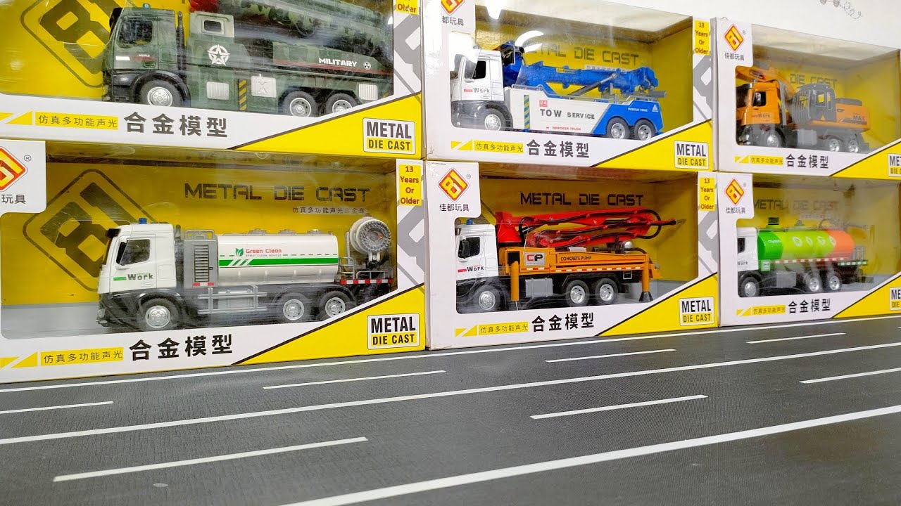 Satisfying With Miniature Truck Unboxing | Diecast Truck Collection