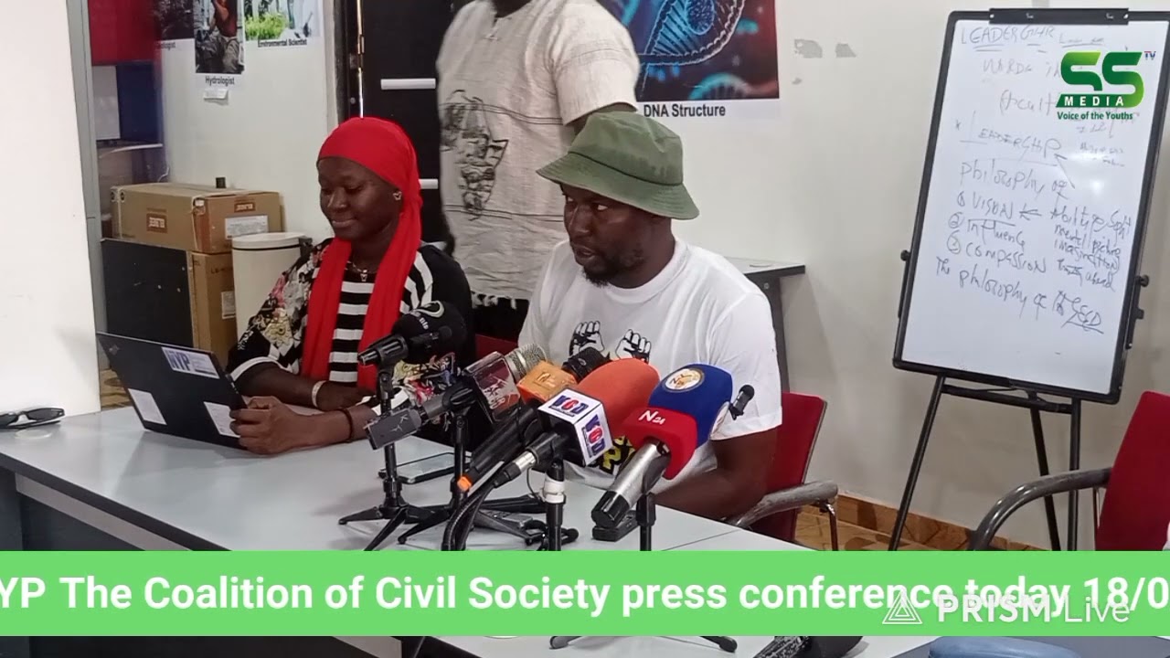 The Coalition of Civil Society press conference today 18/07/25 @ NYP