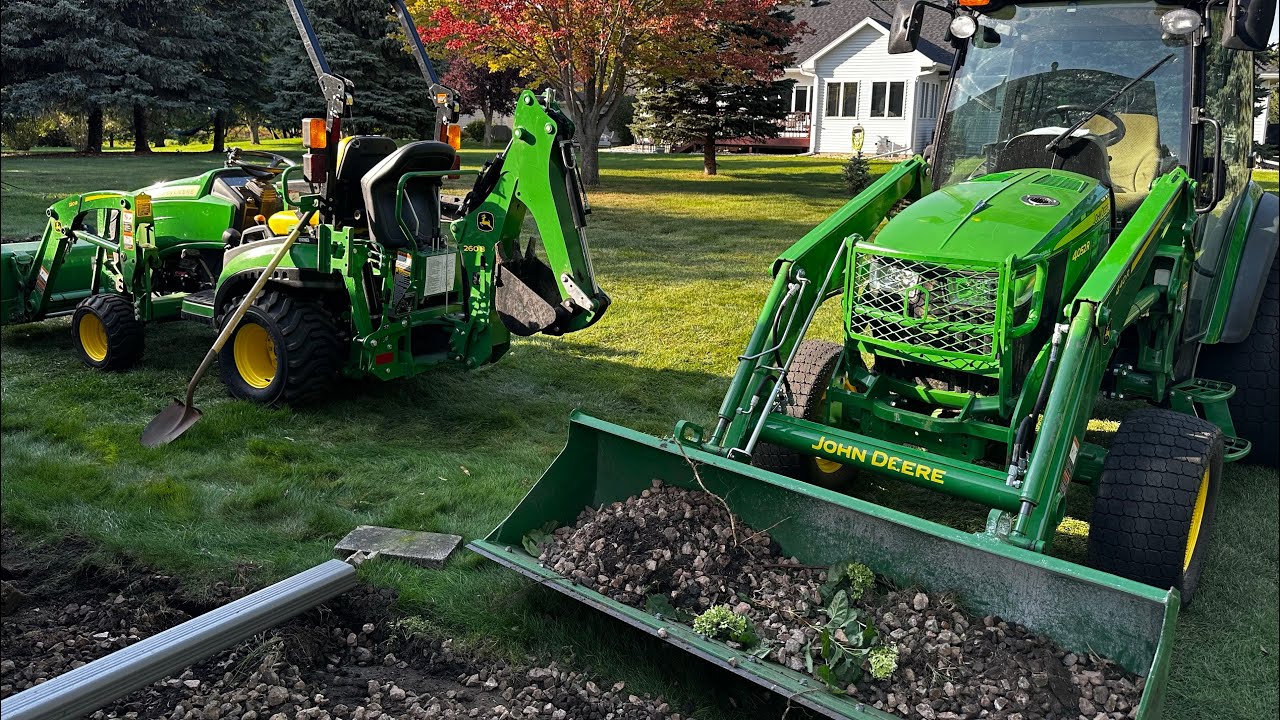 The Ultimate Landscaping Tool: John Deere 1025r & Backhoe In Action!