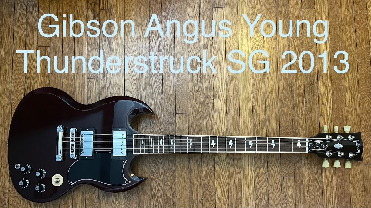 Chibson vs Gibson - Angus Young Thunderstruck SG 2013