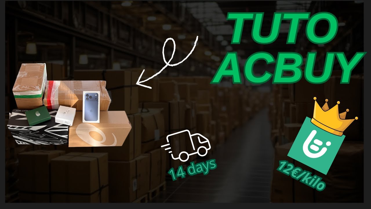 [ACBUY] Comment commander ses articles en 2025 (+140&euro; BONUS) 💰 | 10 &agrave; 12&euro; le kilo !