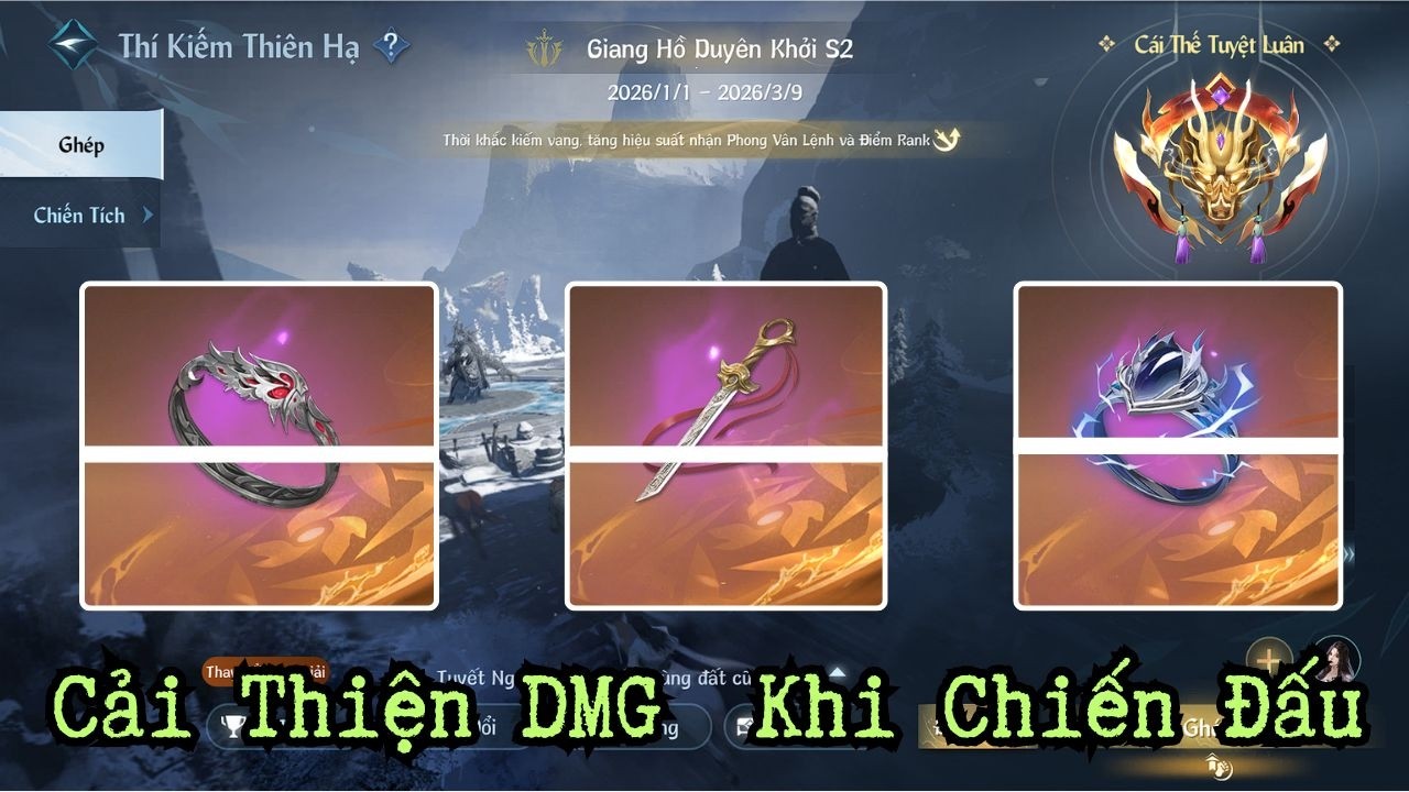 【Nghịch Thủy Hàn】Trang Bị 75 & Độc Trân 75 | Cải Thiện DMG Khi Sát Thương Đầu Ra 