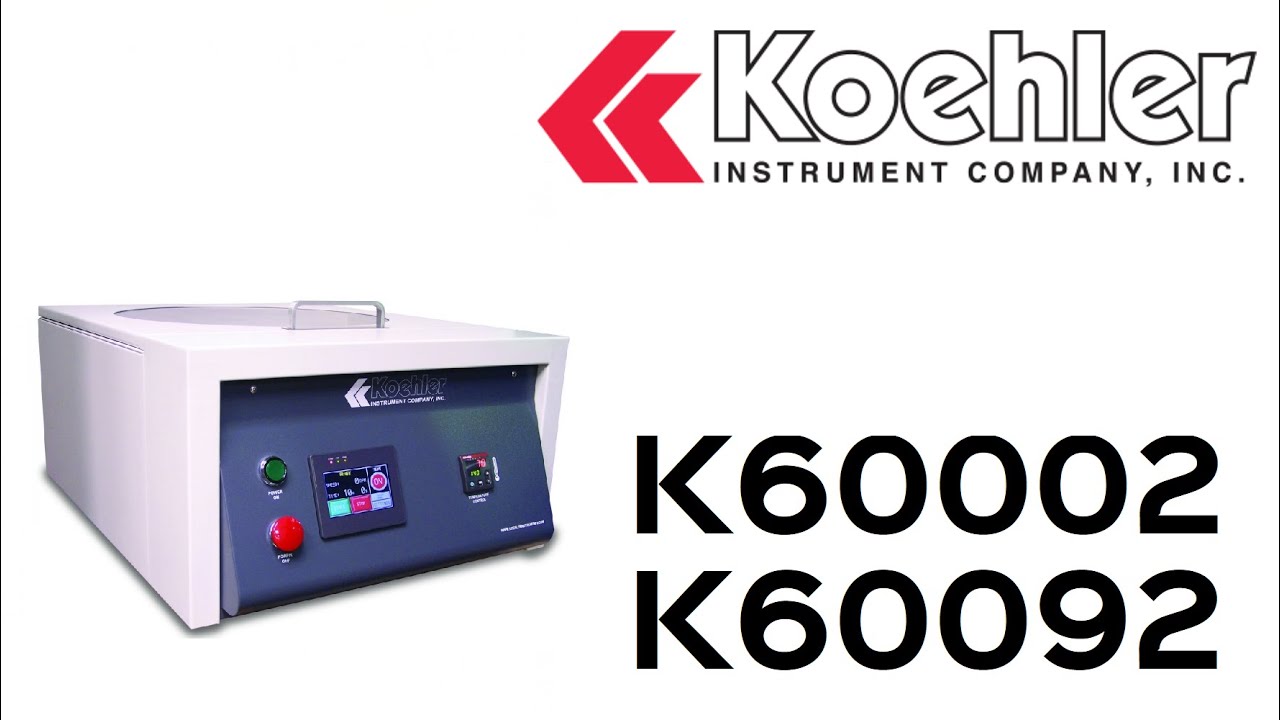 K60002, K60092 - Heated Oil Test Centrifuge (Operational Video) [English]