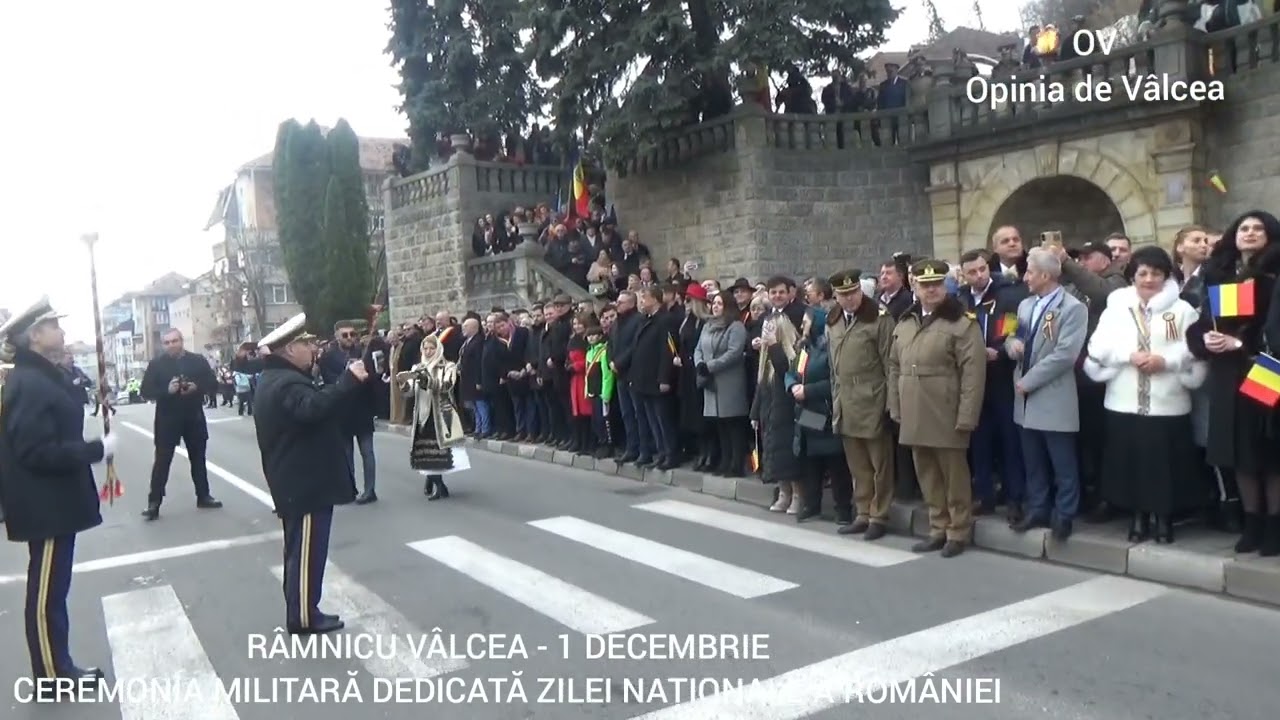 RÂMNICU VÂLCEA - 1 DECEMBRIE CEREMONIA MILITARĂ DEDICATĂ ZILEI NAȚIONALE A ROMÂNIEI