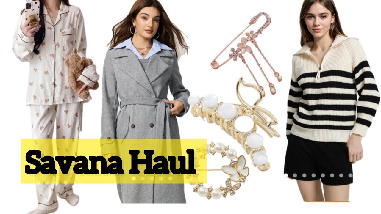 Savana Shopping Haul || Neyha thakur vlogs || night suit||winter coat ||pullover sweater ||hair clip