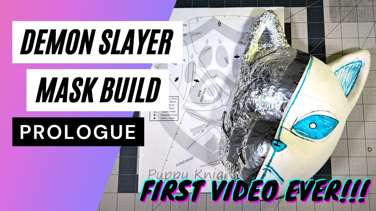 DEMON SLAYER MASK BUILD - Creating a FREE template