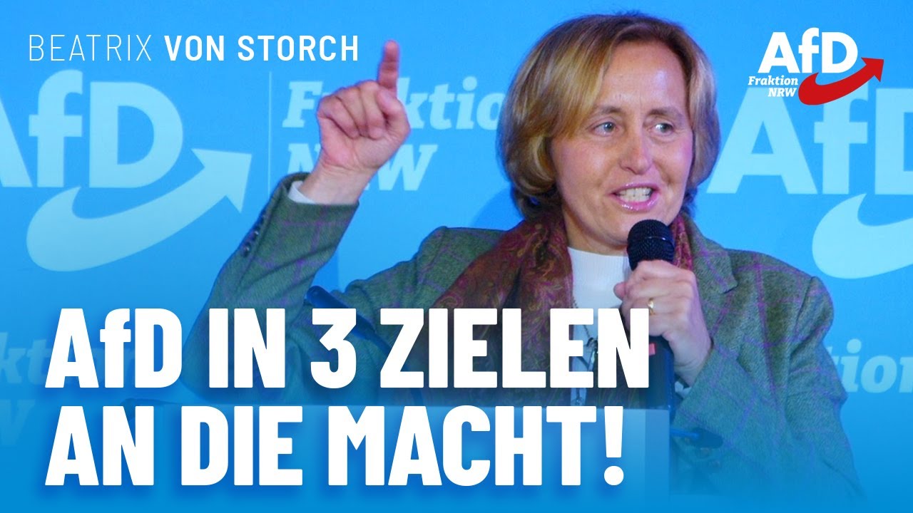 AfD in 3 Zielen an die Macht! – Beatrix von Storch (AfD)