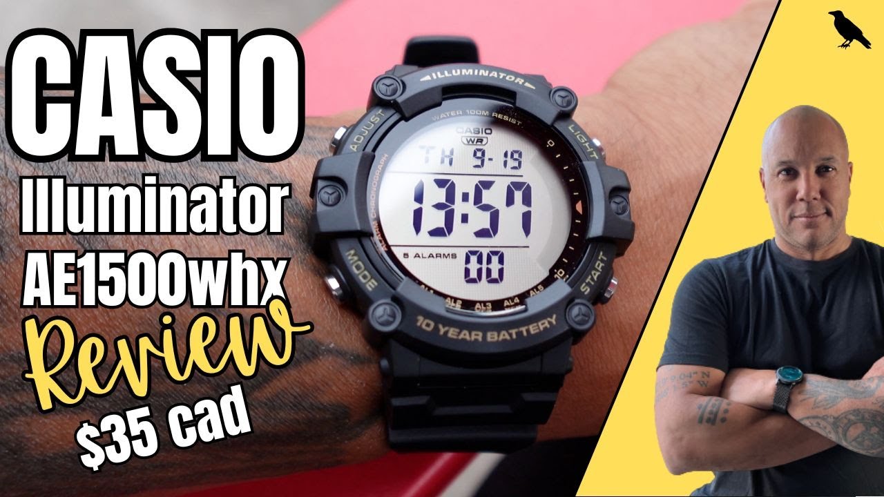 Обзор цифровых часов CASIO Illuminator | AE1500whx | Лучшие доступные цифровые часы с функцией вт...