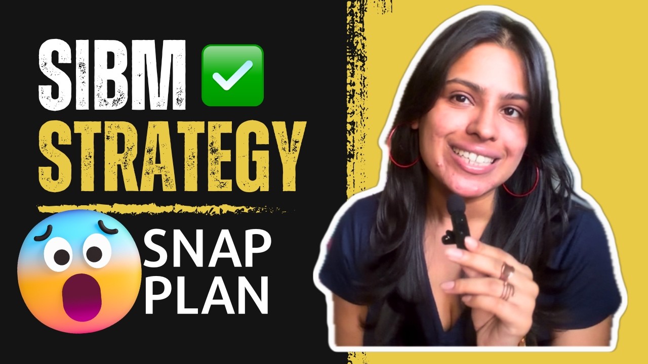 How to Prepare for SNAP Exam for SIBM (Realistic Strategy 2026) | The KJ Journey | #snapexam #mba